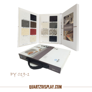 四折手提式紙質石材樣品冊PY019-1