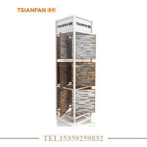 文化石旋轉架  文化石展示柜 SW009